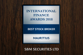  "Best Stock Broker - Mauritius 2018"