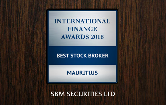  "Best Stock Broker - Mauritius 2018"